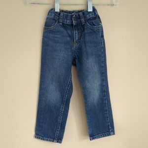 3T B'Gosh Straight Leg Denim Medium Wash Blue Jeans